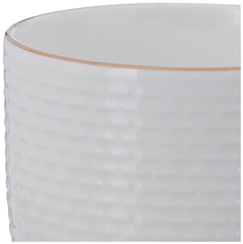 Image of Clay Craft Fine Ceramic Gold Printed Tea /Coffee Cup Set of 6-200 ml Each (Zoya IMP 1101), Tea Cup Set of 6, Mugs for Coffee, Cups Set of 6, Mug Set, Ideal for Gifting, Perfect for Home and Office