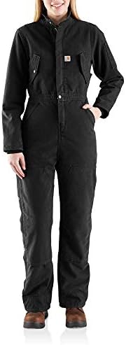 Carhartt Men's Wildwood Work Utility Coveralls, Black, X-Large