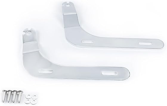 Adjustable Driver/Passenger Seat Backrest ComponentFixed Mounts R18Chrome