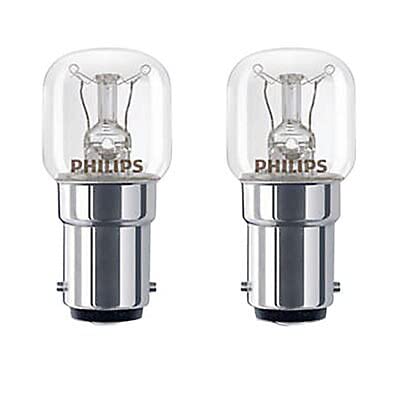Sewing Machine Light Bulb, 15W Warm White Dimmable, Bayonet, B22 Pack of 2