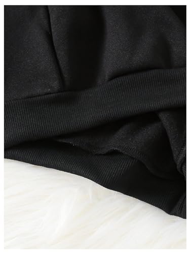 Floerns Girl's 3 Pcs Letter Print Long Sleeve Drop Shoulder Pullover Crewneck Sweatshirts3