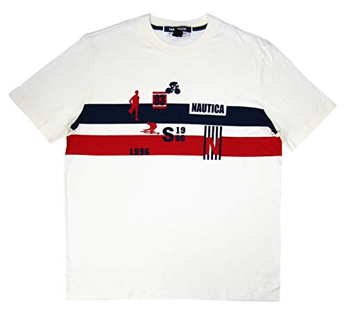 Nautica Short Sleeve Re-Issue Tee White MD