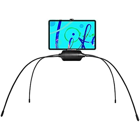 DRAGON SLAY Universal Tablet Spider Stand Holder Mount for Bed, Desk, Reading with Flexible Legs, compatible with iPad/Pro/Air/Mini/Galaxy Tab, eReader and Mobile Phones Cover