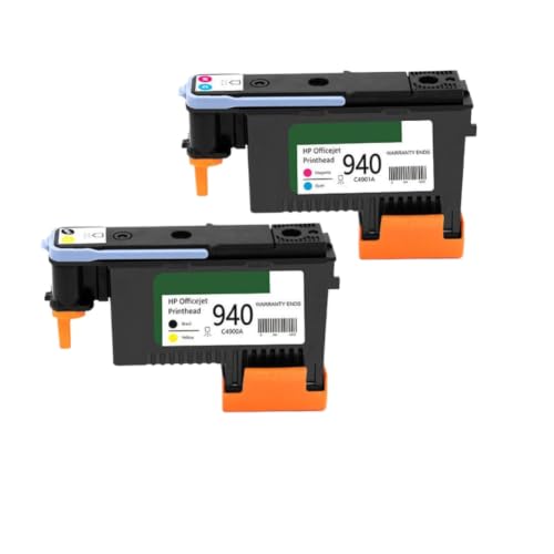 Lot têtes d'impression C4900A C4901A HP940 OfficeJet Pro 8500 8000