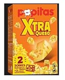 Popitos Xtra Queso Pop-Corn Saveur Fromage, 3 Packs Duo, 6 Sachets de 80g, Sans Gluten, Ultra-Croustillant
