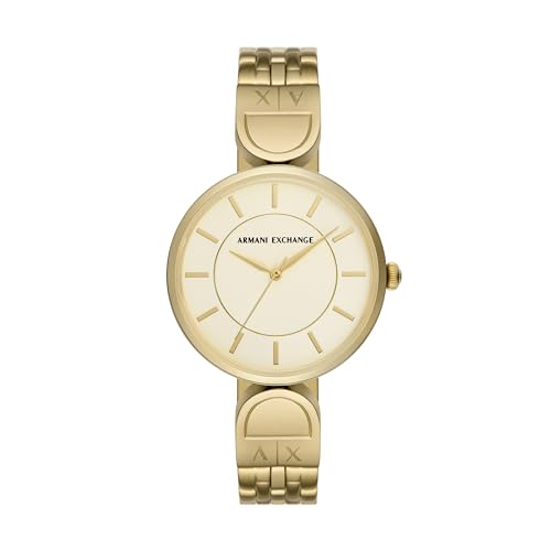Image of Armani Exchange Gold Watch AX5385