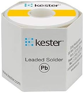 KESTER SOLDER 24-6040-0053 Solder Wire, 60/40 SN/PB, 190°C, 1LB, 050 Diameter, Yellow Label