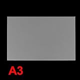 Uxcell 2 mm clear Plastic Acrylic Plexiglass Perspex Sheet A3 Size 297 mm x 420 mm