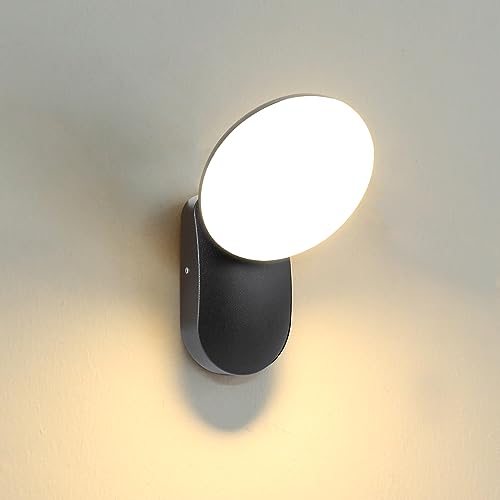 HLFVLITE Außenwandleuchte LED Wandlampe Innen Aussen Wasserdichte Außenlampe Aluminium 3000K Warmweiß für Garten Balkon Veranda Garage HLFVLITE Außenwandleuchte LED Wandlampe Innen Aussen Wasserdichte Außenlampe Aluminium 3000K Warmweiß für Garten Balkon Veranda Garage
