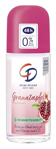CD Deo Roll-On 'Bio-Granatapfel' | Deodorant ohne Aluminiumsalze | langanhaltender Schutz für 48 h | für empfindliche Haut geeignet | vegane Körperpflege | 50 ml
