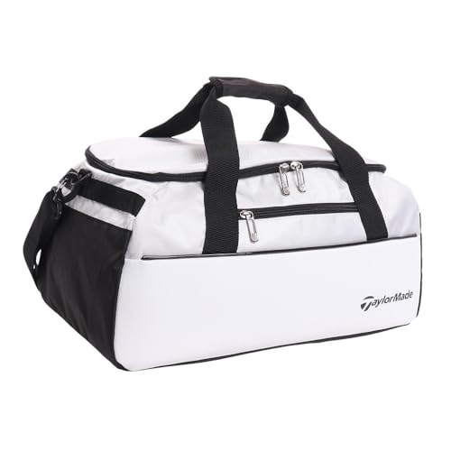TaylorMade Men's 22SS TD272 FF True Lite Boston Bag, White/Black