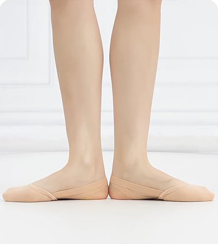 Women's Stretch Canvas Half Dance Soles Pirouette Lyrical Turners Ballet Shoes4