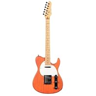 This guitar is designed for modern lead playing, eliminating the cramped feeling of traditional guitar playing and providing a more comfortable playing experience. 25.5-inch scale length maple neck with 16.54-inch nut width provides comfortable playa...