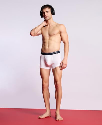 Image of Jockey UI22 Men Super Combed Cotton Rib Trunk with Ultrasoft Waistband