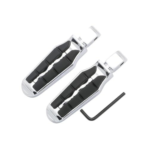 Marchepied moto anti vibration pour Steed VT600 résout la fatigue des pieds