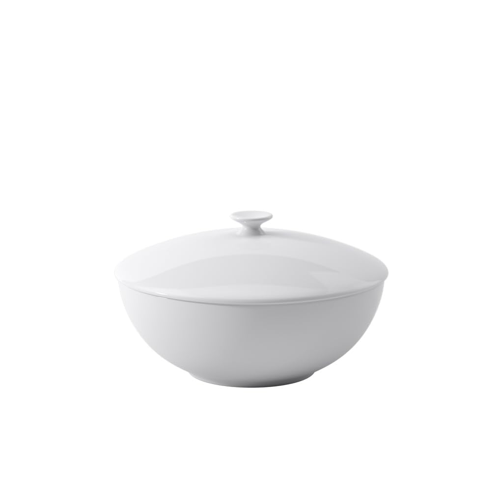 Villeroy & Boch - Royal Dish with Lid, Attractive Serving Dish Made of high Quality Premium Porcelain, Dishwasher Safe, 1700 ml