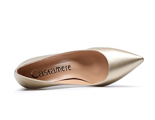 Image of Castamere Womens High Heels Pointed-Toe Slip-on Stilettos Pumps 4Inch Heel Shoes