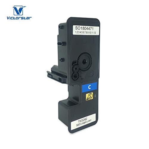 Victorstar @ Compatible Toner Cartridge Tk5242 Tk-5242 For Kyocera Ecosys P5026Cdn / P5026Cdw / M5526Cdn / M5526Cdw Laser Printers (4 Colors) #TOP2
