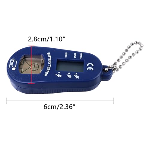 Sarini Batterietester für Hörgerätebatterien, tragbarer Knopfzellentester