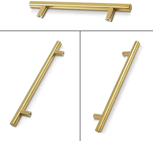 MARGUERASW Gold Stainless Steel Kitchen Cabinet Handle - Hole Spacing 192mm, Hole distance 192mm - Image 3