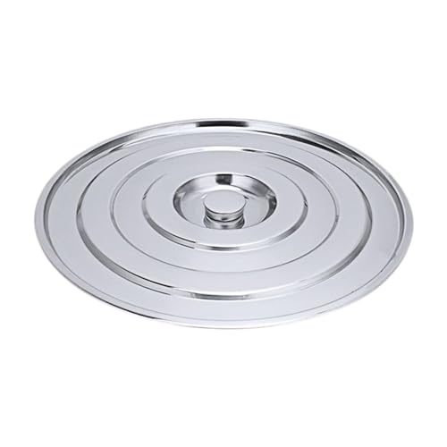 Colcolo Coperchio in Acciaio Inox per Pentole E Padelle, Ideale per Barbecue, Ristoranti E Picnic, Diametro interno 45 cm