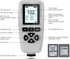 Image of digital vernier calipers with large LCD screen electronic vernier caliper thickness measuring Tool 0-6 in /0-150 mm auto off featured. (PLATINUM 300MM)