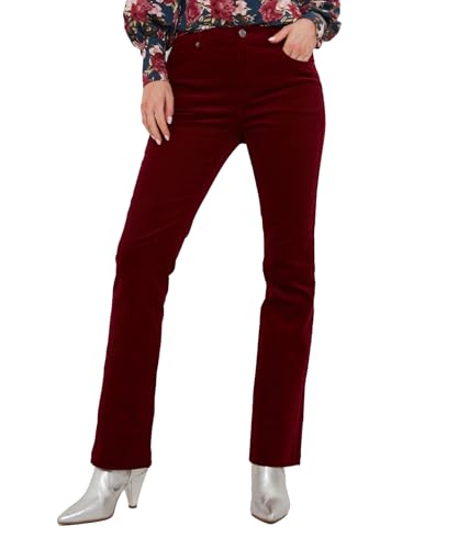 Joe Browns Berry Bootcut Cord Trousers Pantalones Informales, Frutas del Bosque, 42 para Mujer