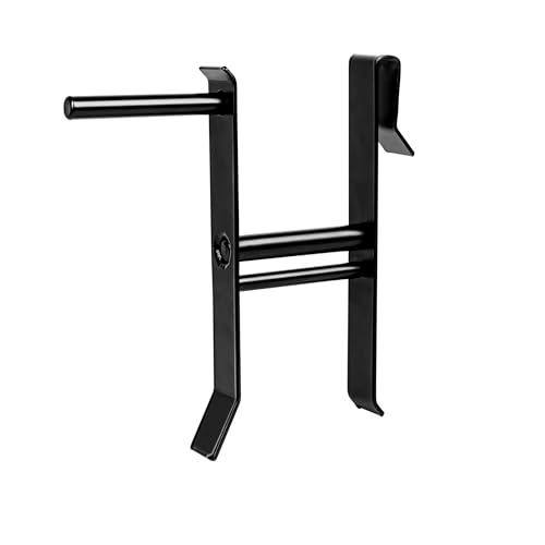 Mamson Tech - Heavy Duty Winch Strap Winder for Flatbed Trailers Steel Strap Roller for 24 Tie-Down Straps Easy Manual Crank Rust-Resistant Black