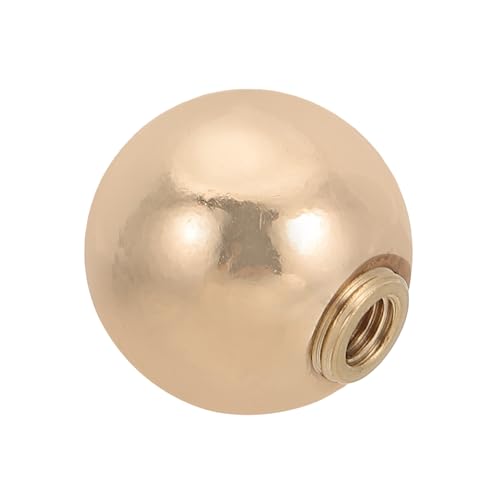Image of PATIKIL 25mm Ball Lamp Finials Caps Knob, 1 Set Lamp Shade Decoration, Rose Gold Tone