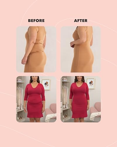 SHAPERMINT Tummy Control Shapewear - Body Shaper Tummy Control Boyshort, Body Shaper for Women, Plus Size Shapewear