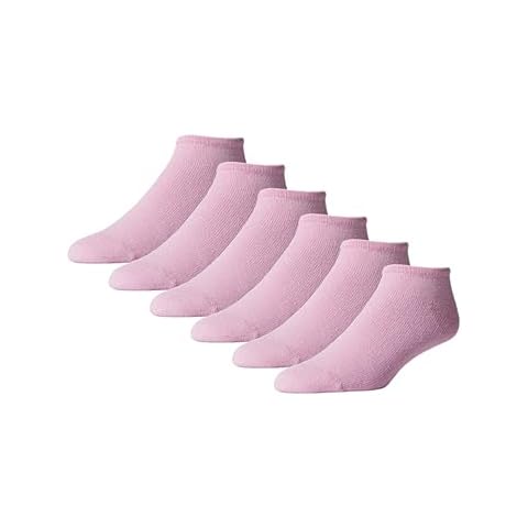 American Made Everyday No Show Socks for Women - Pink - 12 Pack Cover