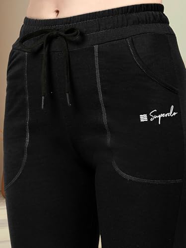 Image of Pinkmint Cotton Style Pyjamas for Women Combo l Stylish Side 2 Pockets l Gym Wear l Comfortable Track Pant