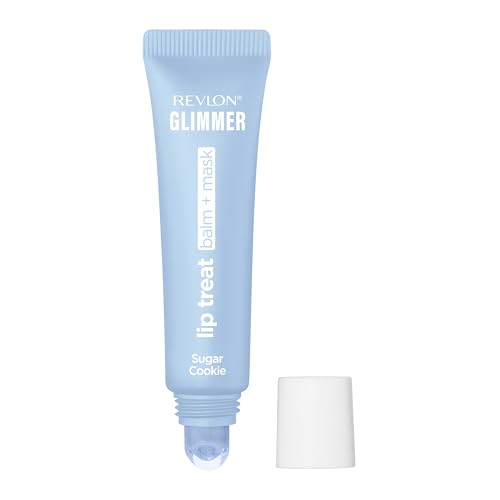 Image of Revlon Glimmer Lip Treat Balm + Mask, 008 Sugar Cookie, 0.4 fl oz