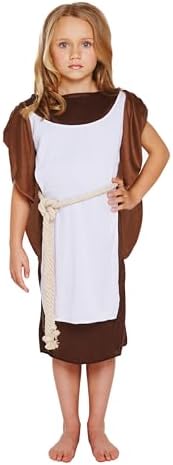 HENBRANDT Children’s Viking Girl Anglo Saxon Iron Age Fancy Dress Costume Historical Outfit for Kids