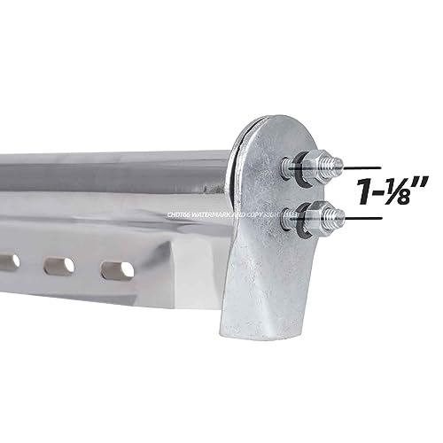 Image of Mud Flaps & Splash Guards, 1 Pair Pack (Chrome, 28.25 inch Straight)