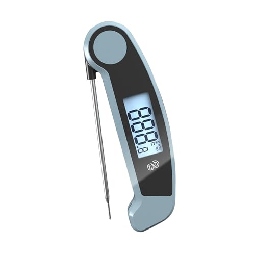 バッテリーレスデジタル調理温度計折りたたみ折りたたみデザイン肉ベーキング屋外バーベキューエッセンシャルマルチパスキッチン温度計に適している高正確なセンサー