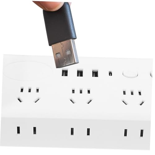 Regleta de energía resistente DIYEAH con carga inalámbrica activa 4