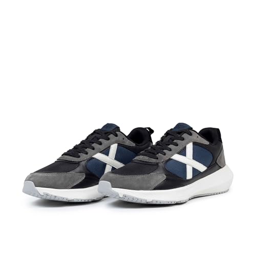 Baskets Munich Mixte Loop 03 chaussures de sport basses grises - 4