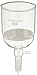 Chemglass CG-1406-30 Glass Buchner Filtering Funnel with Coarse Frit, 600mL Capacity, 24/40 Lower Vacuum Assembly