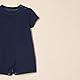 Amazon Essentials Unisex Baby Ärmelloses Und Kurzärmliges Strampler-Set, 2er-Pack, Blau/Streifen, 3-6 Monate
