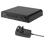 TalentCell Mini UPS Uninterrupted Power Supply 27000mAh 97.2Wh Lithium ion Backup Battery Pack with DC 12V/9V and USB-A/USB-C 18W Output for Router, Modem, LED Light, CCTV Camera, Smartphone and more