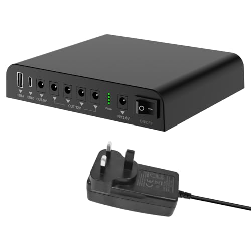 TalentCell Mini UPS Uninterrupted Power Supply 27000mAh 97.2Wh Lithium ion Backup Battery Pack with...