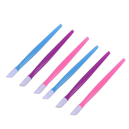 Didiseaon Nail Art Dead Skin Pusher 36pcs Plastic Manicure Tools Set Ergonomic Handle for Home