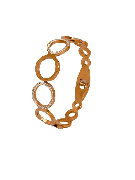 Glamlife Studded Circle Kada, Bracelet for Women, Anti Tarnish Bracelet for Women and Girls, Stylish Bracelet Gift for Girls and Women, Accessories Jewellery for Women (B0C3ZPCJMD) Amazon Price History, Amazon Price Tracker