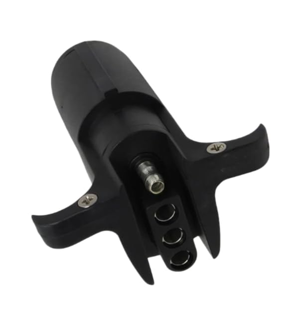 Niaimei Wiring Harness Plug Adapter 12V 6-pin Round to 4-pin Flat Suitable for Pickup Trucks Trucks and Trailers