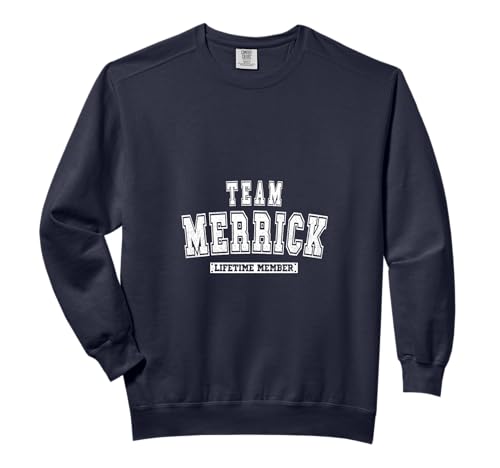 Team MERRICK Lifetime Member Family Last Name Comfort Colors Adult