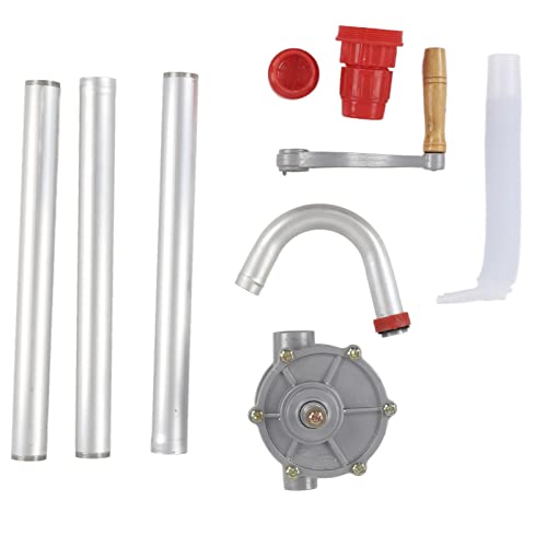 Bomba de aceite rotativa manual de aluminio de 29 L/Min para bidón de 55 galones 4