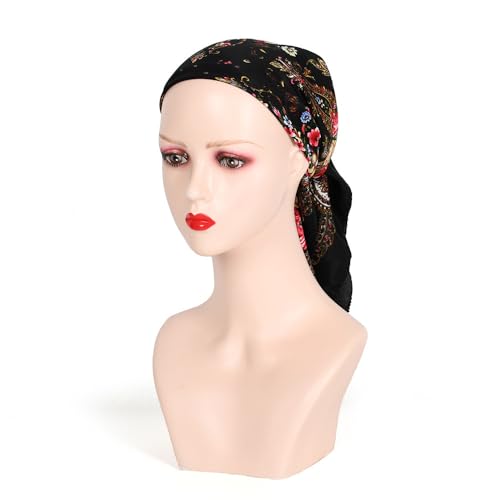 Spring And Autumn Bohemian Style Flowers Head Scarf Shawl, 70x70cm Russian And Ukrainian Style Square Shawls Scarves2