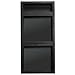 Redi Niche Triple Niche Recessed Shower Shelf- Black, Three Inner Shelves, 16-Inch Width x 34-Inch Height x 4-Inch Depth