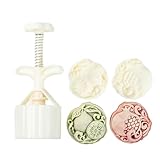 Pomelo - Molde de granada para pasteles de luna, herramienta para hornear para golosinas de otoño, pomelo y granada